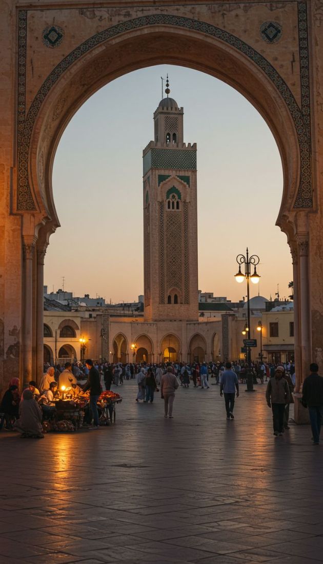 Fes desert tours in Morocco with Sahara dunes and scenic travel routes