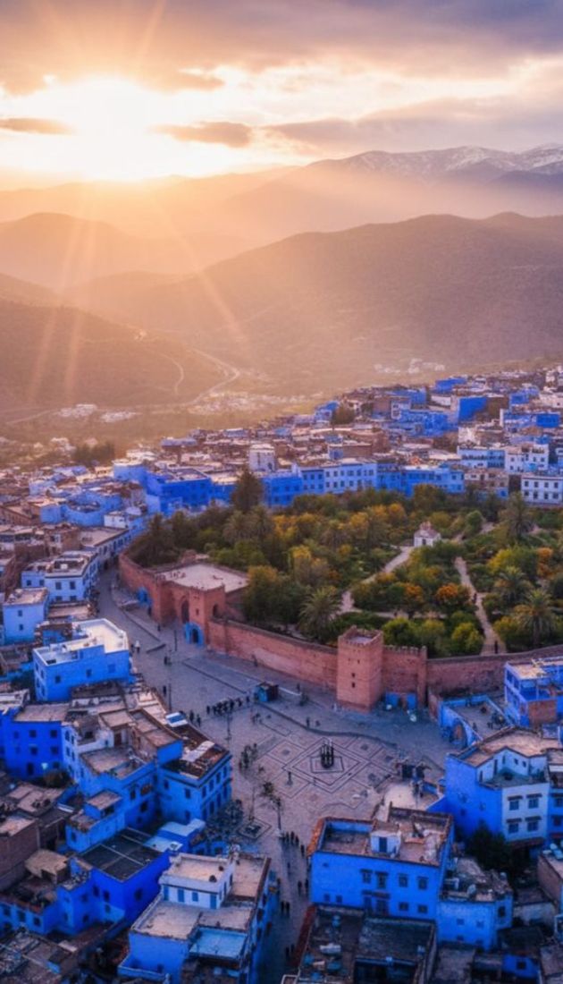 Fes to Tangier 2 days tour through Volubilis, Chefchaouen, and Tetouan